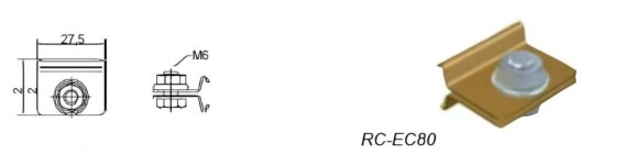 Концевые питающие клеммы Click-Ductor RC-EC80 2109000