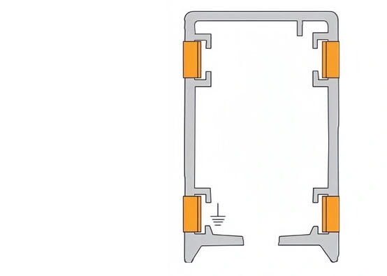 Корпус троллейного шинопровода Click Ductor RC4-3-200 (3 м)