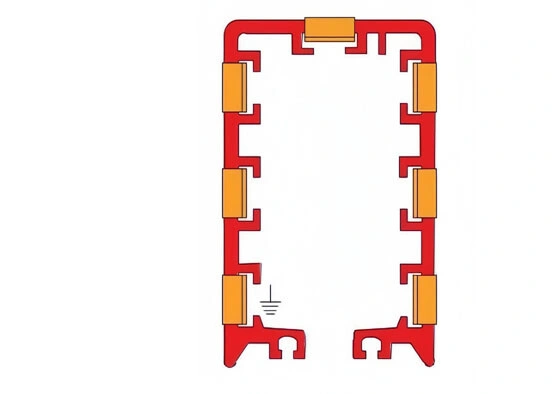 Корпус троллейного шинопровода Click Ductor RC7-7-160 (4 м)
