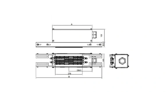 Линейная коробка питания Pro Ductor PR4-LBG-EXP-R-CU-1xLCH 2040765