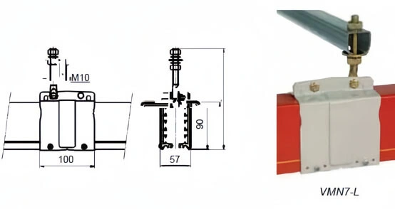 Подвесной фиксирующий кронштейн Click Ductor VMN7-Z
