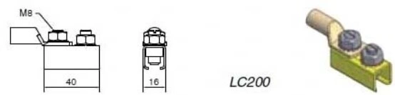 Зажимы для подвода питания LC200