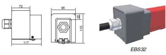 Концевые узлы подвода питания EBS32 Multiconductor