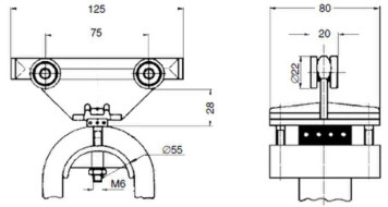 Кабельная тележка KVK150<br />