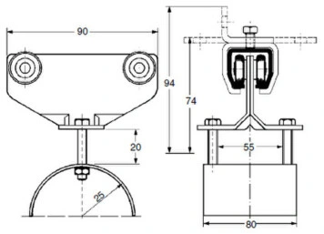 Кабельная тележка KVS150<br />
