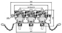 Токосъёмник CL7-4-100