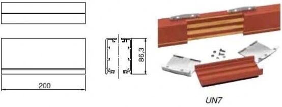 Вставка для осмотра токосъёмника UN7